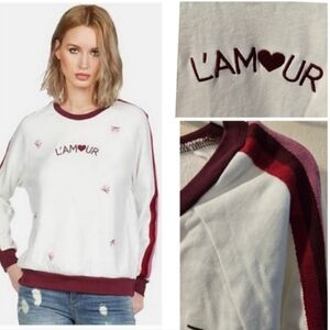 NWT Lauren Moshi L'Amour sweatshirt